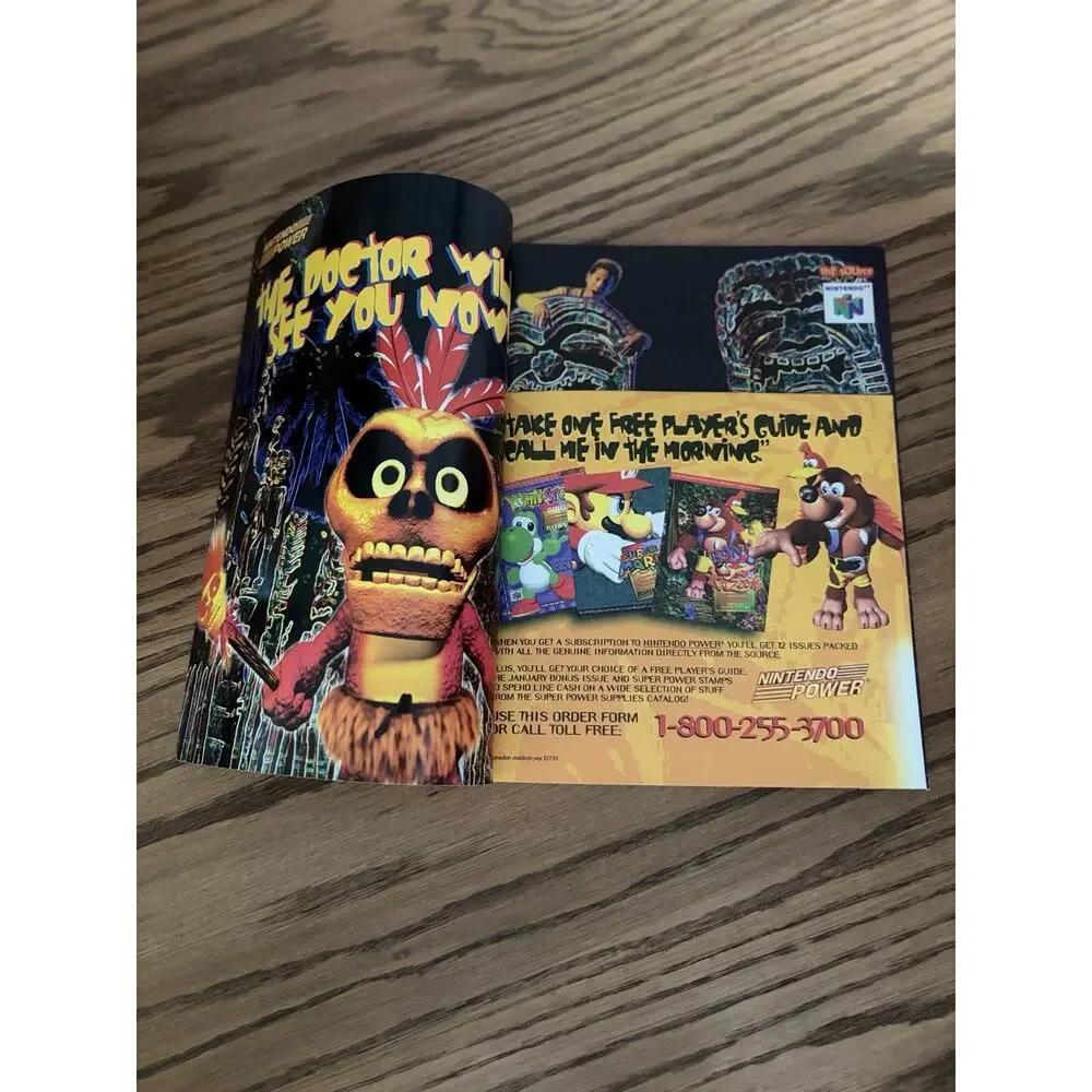 Nintendo Power Magazine Issue 111 Bomberman Hero Pokemon Poster (No Comic)